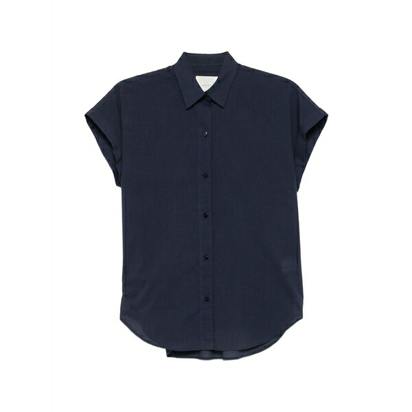 ザカス レディース シャツ トップス Sheila short-sleeve shirt Blue|asty