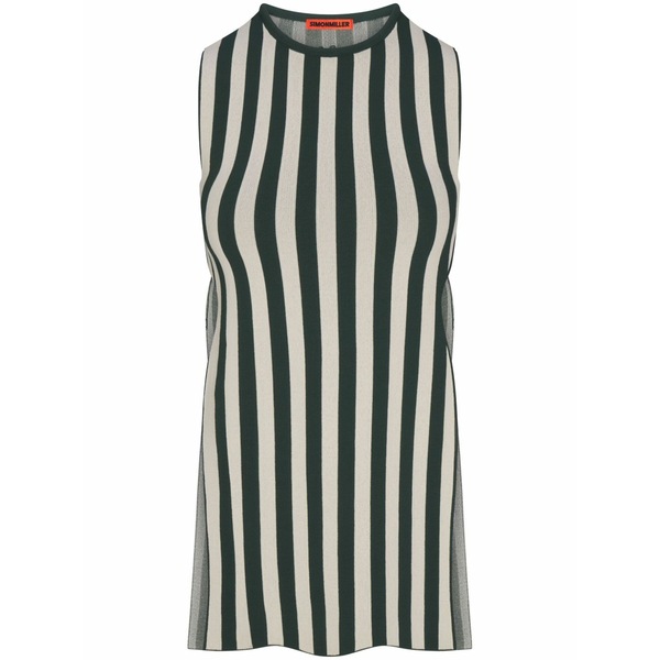 サイモン鏡鑑 レディース 編み物\u0026スウェーター アウター Canoga top  Green