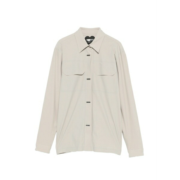 アールアールディ レディース ジャケット＆ブルゾン アウター Flap-pocket shirt jacket Grey｜asty