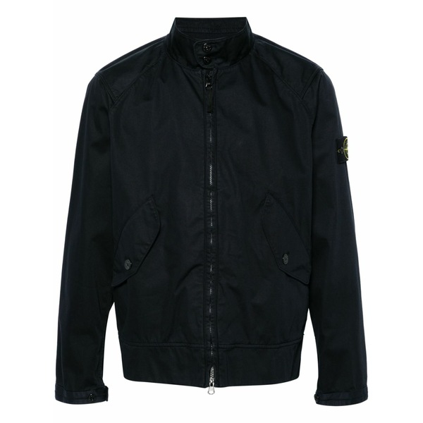 ストーンアイランド メンズ 上衣＆上衣 アウター Compass-badge shirt jacket Blue