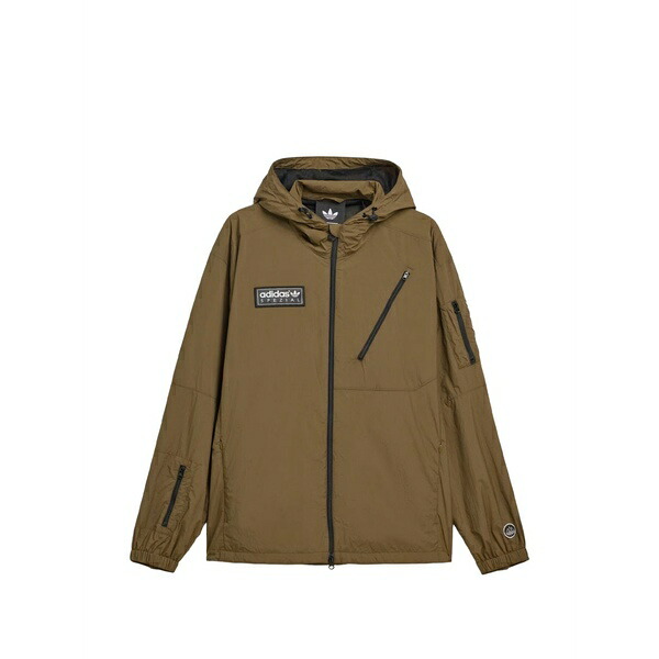 アディダス メンズ ジャケット&ブルゾン アウター Spzl buckstead hooded jacket Brown|asty