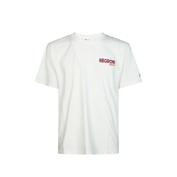 エムシーツーセイントバース メンズ プルオーバー トップス Portland negroni postcard t-shirt White