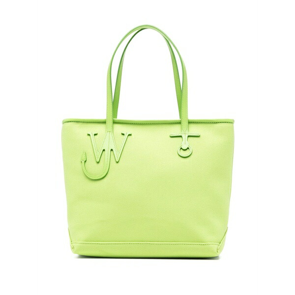 J.W.アンダーソン レディース トートバッグ 御徒面子 Logo-patch tote bag Green