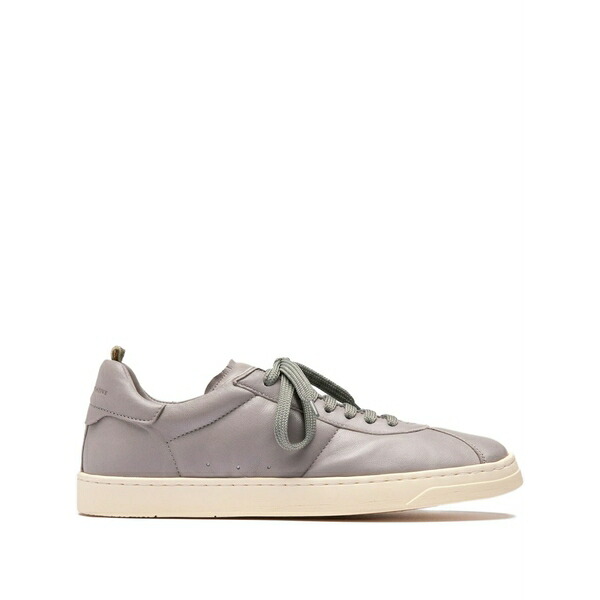 オフィチーネ 創作的 レディース スニーカー シューズ Karma leather lace-up sneakers Grey