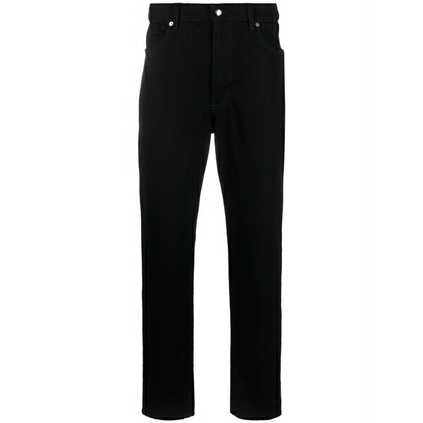 エコーズ・ラッタ メンズ デニムパンツ ボトムス Mid-rise straight-leg jeans Black｜asty 92,840円
