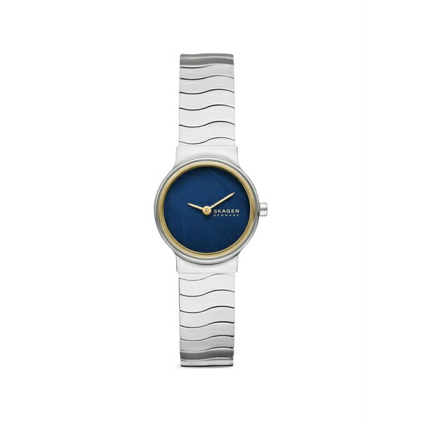 スカーゲン レディース ウオッチ 添え物 Freja lille wavy-strap 26粍 watch Blue