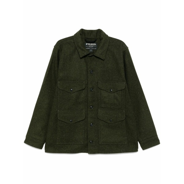 フィルソン メンズ 上衣＆上衣 アウター Mackinaw cruiser shirt jacket Green