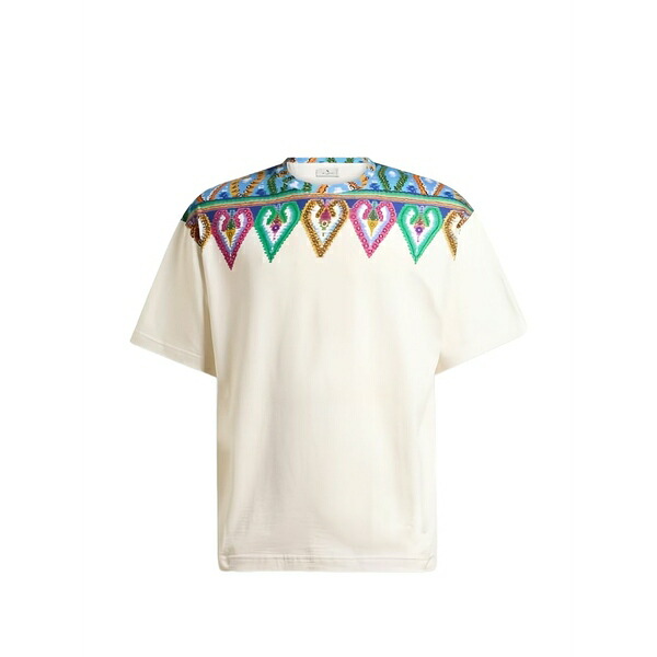 エトロ メンズ プルオーバー トップス Paisley-print t-shirt Neutrals
