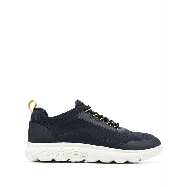 ジェオックス メンズ スニーカー シューズ Mesh-panelling low-cut sneakers Blue