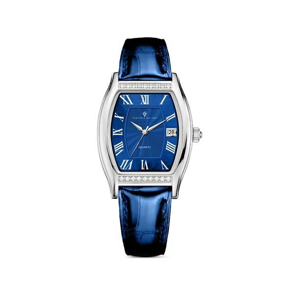クリスチャンバンサント レディース ウオッチ 付属物 Gemma crystal-embellished 34粍 watch Blue
