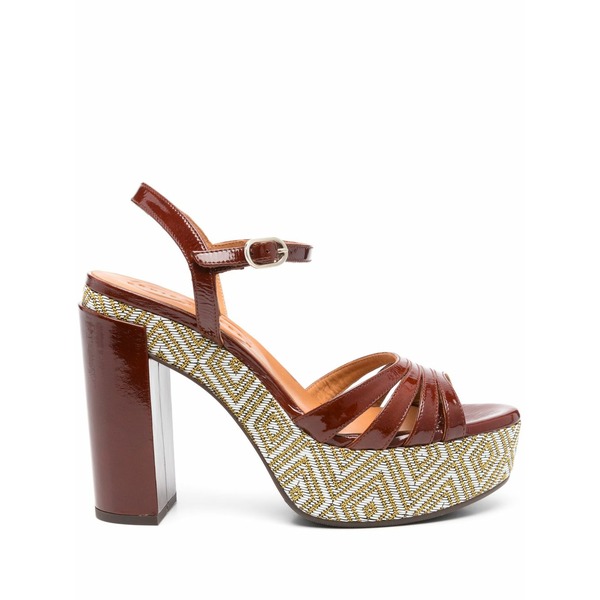 チエミハラ レディース サンダル シューズ 110粍 jynko sandals Brown