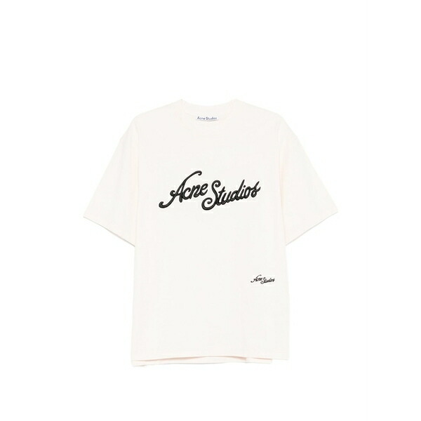 アクネ ストゥディオズ メンズ プルオーバー トップス Logo t-shirt Pink
