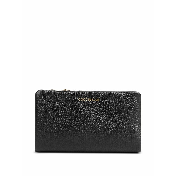 コチネレ レディース 紙入れ 付属品 Zip-up wallet Black