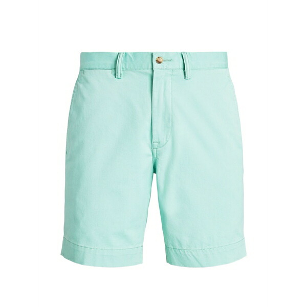 ラルフローレン メンズ 心地好いズボン下 ボトムス Logo-embroidered chino shorts Green