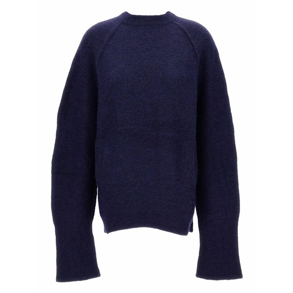 ジェジア レディース 編み物\u0026ティーシャツ アウター Crew-neck sweater Blue