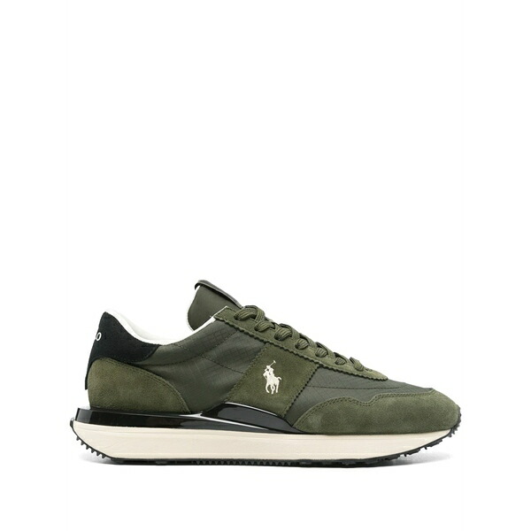 ラルフローレン メンズ スニーカー シューズ Train 89 lace-up sneakers Green