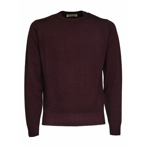 フィリッポ デ ラウレンティス メンズ ニット&セーター アウター Crew-neck long-sleeve sweater Red｜asty 39,520円