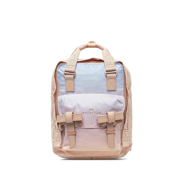 ドーナッツ レディース バックパック・リュックサック バッグ Mini macaroon sky x ribbon gradient-effect bow-detail backpack Pink｜asty