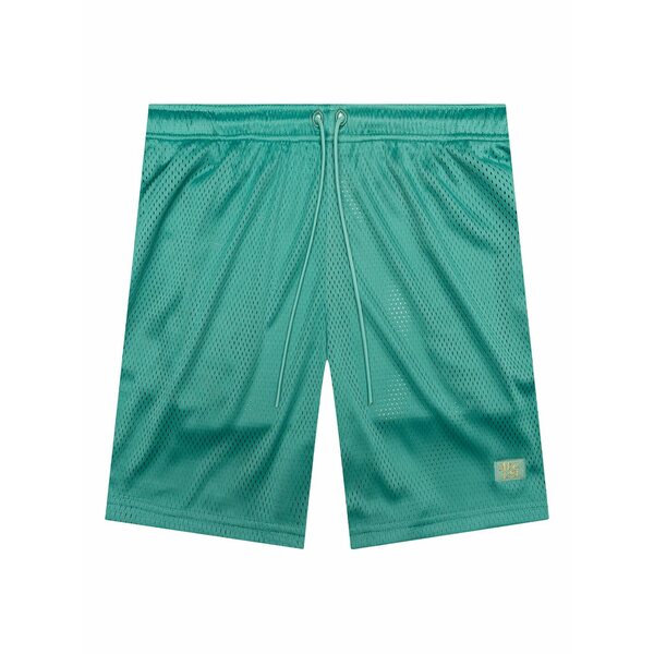 アドバイザリー ゲーム盤 クリスタルズ メンズ 心地よいズボン下 ボトムス Mesh drawstring shorts Green