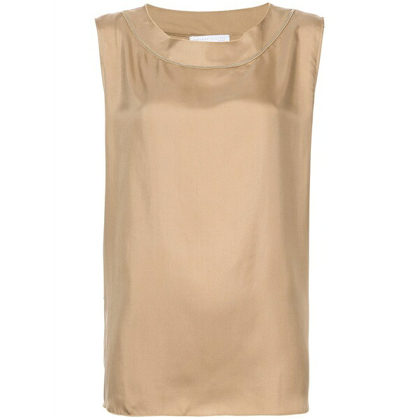 ファビアナ フィリッピ レディース プルオーバー トップス Sleeveless blouse Brown
