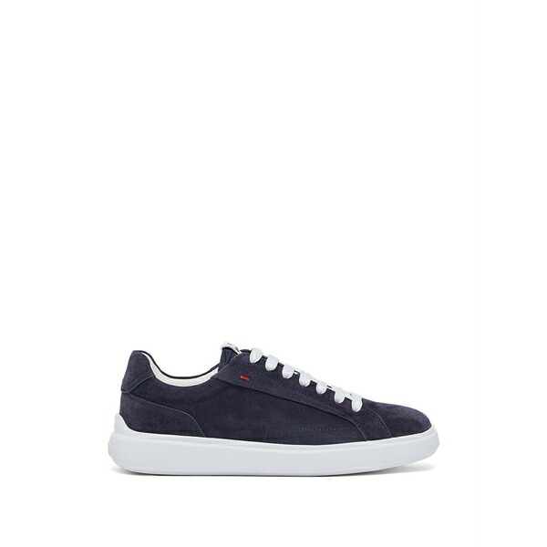 ピューテリー メンズ スニーカー シューズ Quarter 01 lace-up leather sneakers Blue