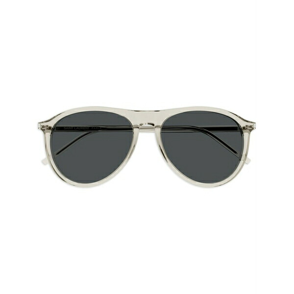 サンローラン アイウェア メンズ サングラス・アイウェア アクセサリー 667 pilot-frame sunglasses Neutrals|asty