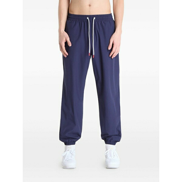 リーボック メンズ 心地よいズボン下 ボトムス Heritage logo track pants Blue