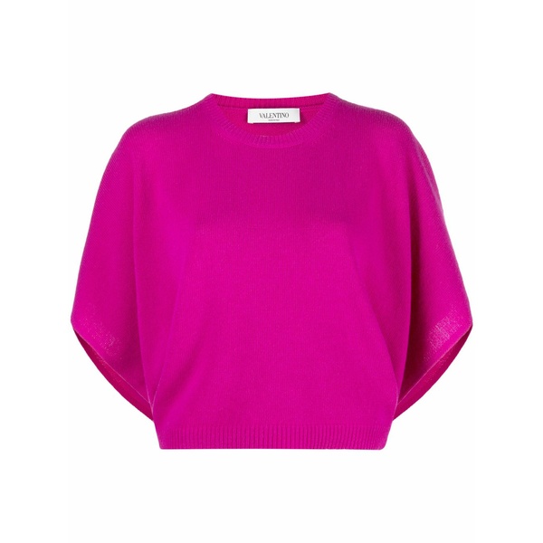 ヴァレンティノ ガラヴァーニ レディース 編み物\u0026スウェーター アウター Kimono-style knitted jumper Pink