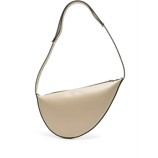 トーテム レディース ショルダーバッグ 御徒面子 Scooped sling leather shoulder bag Neutrals