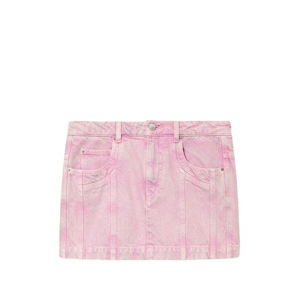 イザ呼びりん マラン レディース スコート ボトムス Juanda acid-wash mini skirt Pink