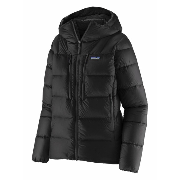 パタゴニア レディース 上衣＆上衣 アウター X fitz roy down hooded zip jacket Black