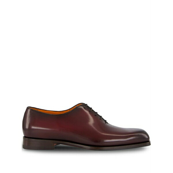 サントーニ メンズ 御召しものシューズ シューズ Lace-up oxford shoes Red