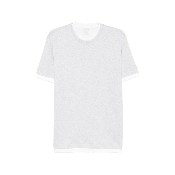 イレブンティ メンズ プルオーバー トップス Short-sleeve round-neck t-shirt Grey