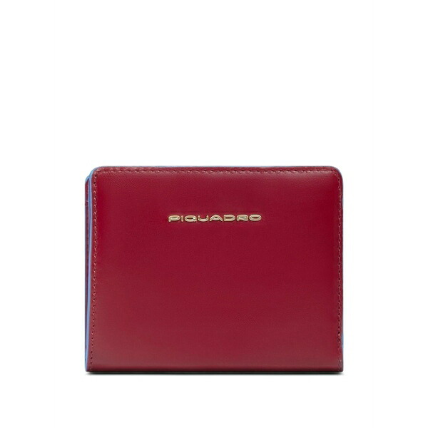 ピークアドロ  レディース 紙入れ 付属品 Bifold design wallet Red