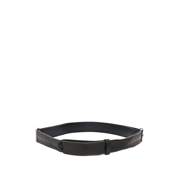 オルチアーニ メンズ 胴締め 佩び物 Textured belt Brown