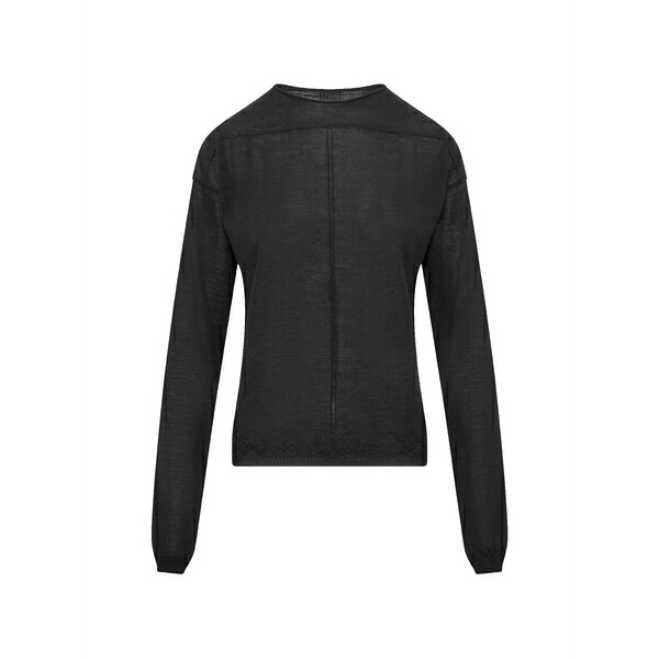 リックオウエンス レディース 編み物\u0026スウェーター アウター Crew-neck sweater Black
