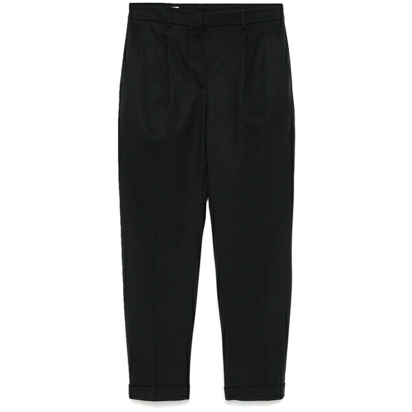 インコテックス レディース カジュアルパンツ ボトムス Cropped trousers Black|asty