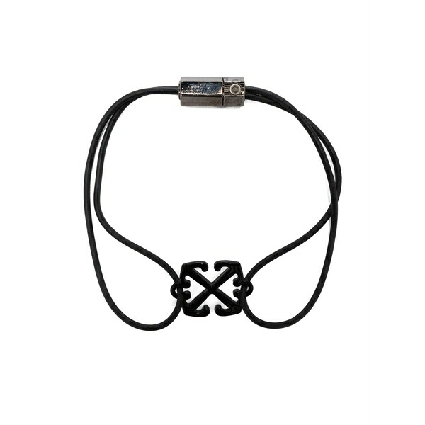 象牙色 メンズ ブレスレット・バングル・アンクレット 付属物 Arrow bracelet Black
