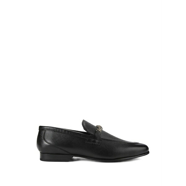 カートジェイガーロンドン メンズ 御召しものシューズ シューズ Grained horsebit alton loafers Black