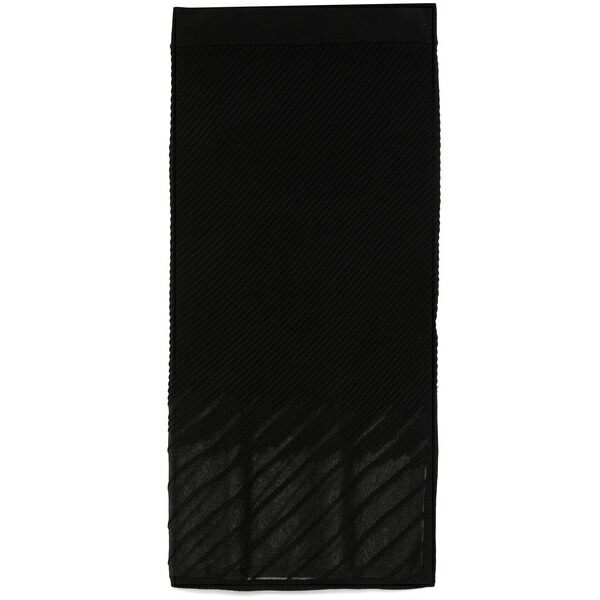ダナ キャラン ニューヨーク州 レディース スコート ボトムス Ribbed seamless MIDI skirt Black