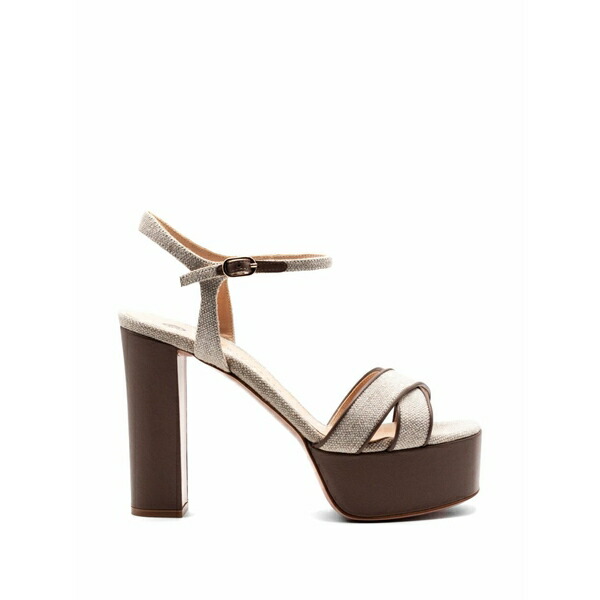 ロベルトフェスタ レディース サンダル シューズ Crisscross platform sandals Neutrals