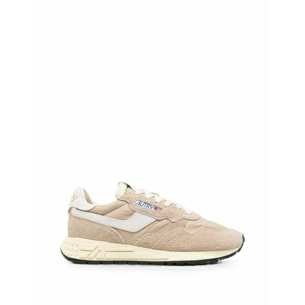 オートリー メンズ スニーカー シューズ Reelwind panelled sneakers Neutrals