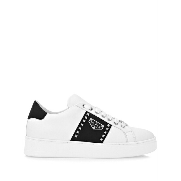 フィリップ飾り気のない メンズ スニーカー シューズ Leather hexagon sneakers White