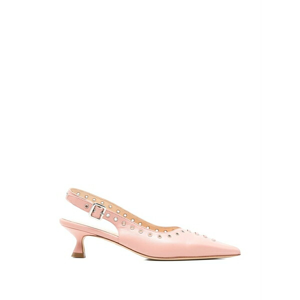 アンナ・エフ レディース パンプス シューズ Embellished slingback pumps Pink