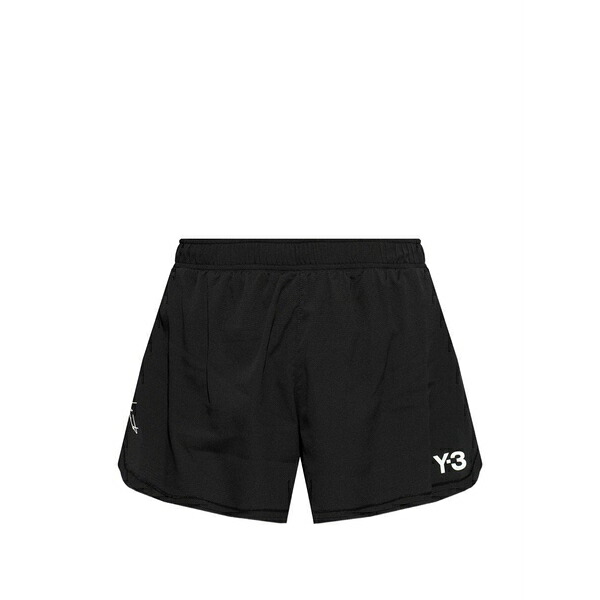 ワイスロバート・エドワード・リー メンズ 心地よいズボン下 ボトムス Logo-detail running shorts Black