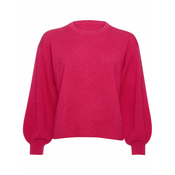 エレス レディース 編み物\u0026プルオーバー アウター Famous logo-embroidered jumper Pink