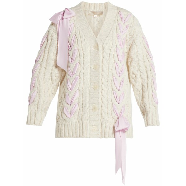 ラブスハックファンシー レディース ジレー アウター Kassius cardigan White