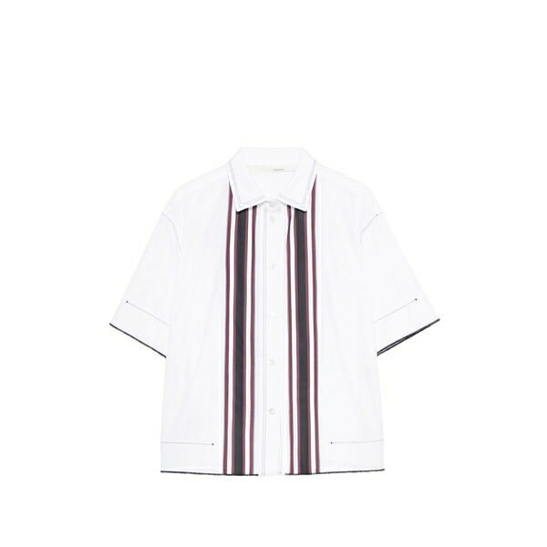 テラ レディース プルオーバー トップス Gimmy striped shirt White