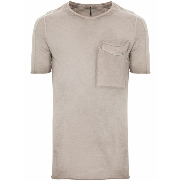 マスナダ メンズ ティーシャツ トップス Distressed cotton t-shirt Grey