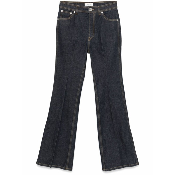 ランバン レディース ジーンズズボン下 ボトムス Flared jeans Blue